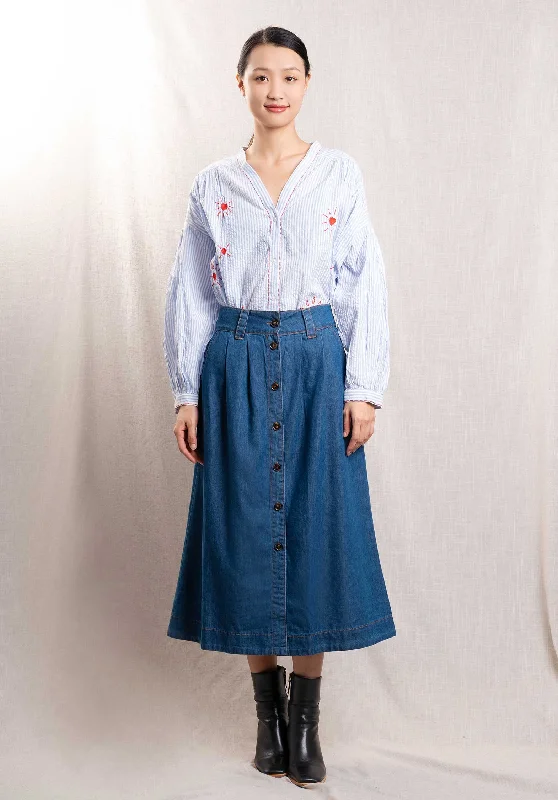 Denim Skirt Jupe Toled Jupe Tolede Blue