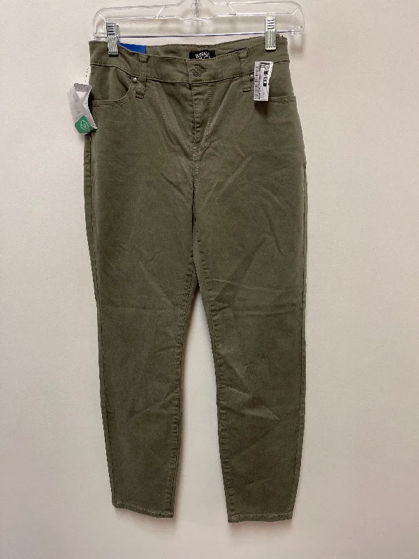 Jeans Skinny By Buffalo David Bitton In Green, Size: 10