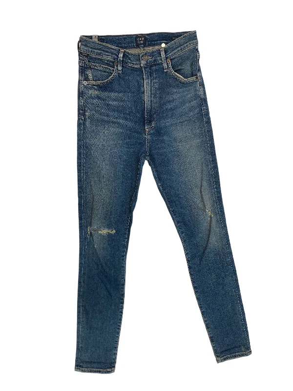 Jeans Skinny By Citizens Of Humanity In Blue Denim, Size: 6