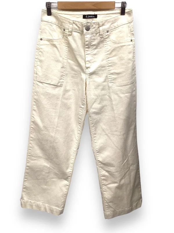 Jeans Straight By D Jeans In Cream, Size: 6