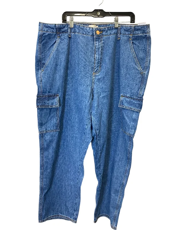 Jeans Straight By Universal Thread In Blue, Size: Xl