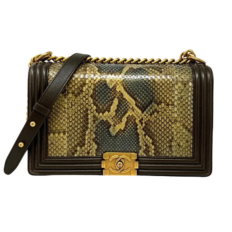 Chanel Python Boy Bag