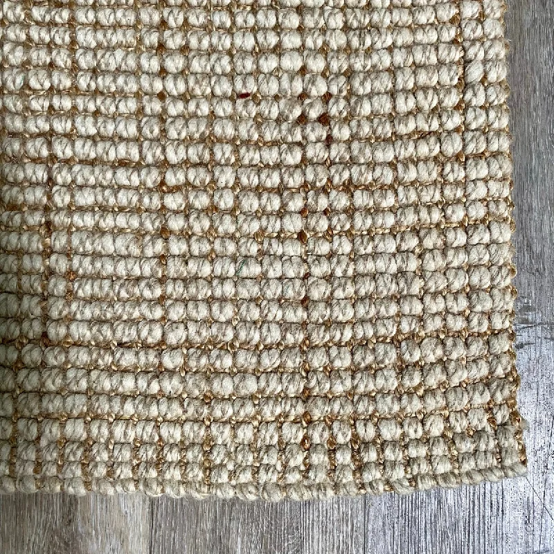 Light Brown Knobby Area Rug