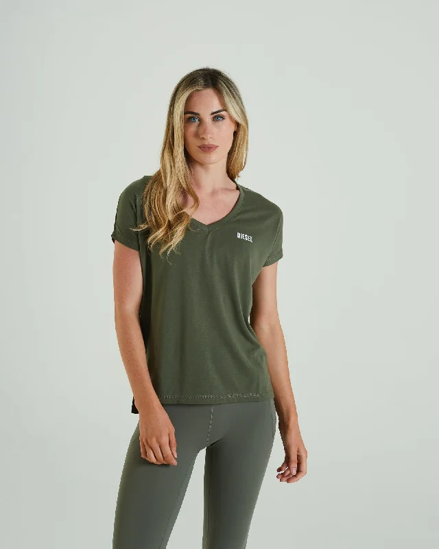 Retreat T-shirt Olive Green