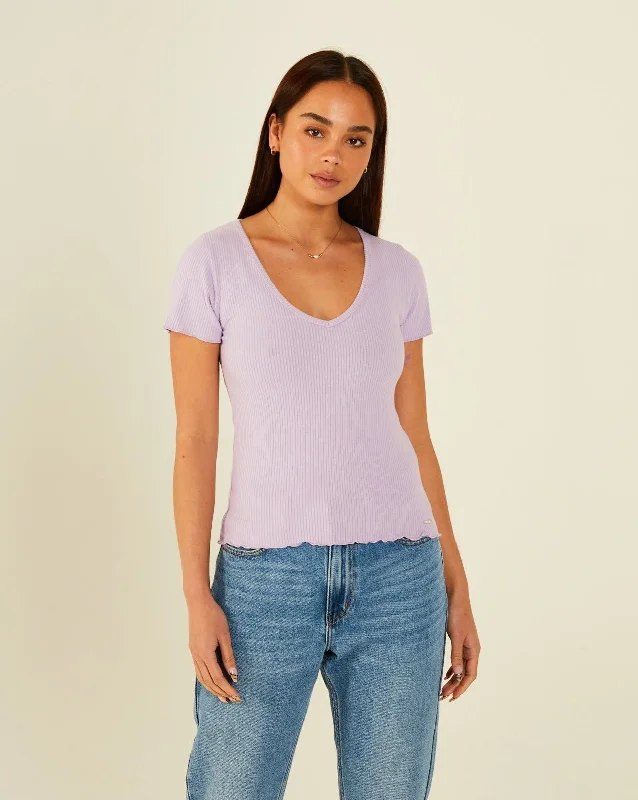 Este T-Shirt Purple Rose