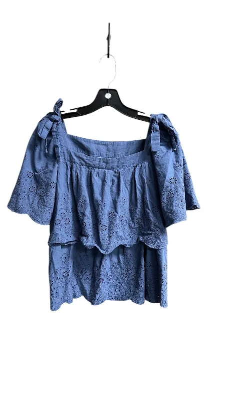 Top Short Sleeve By Hayden La In Blue, Size: M