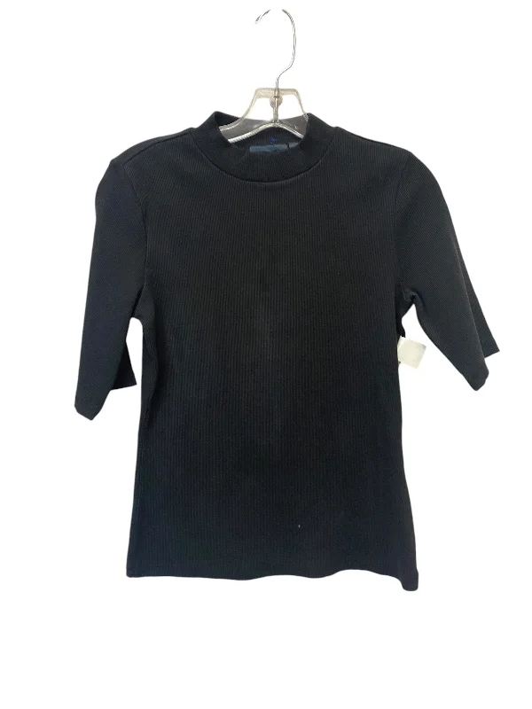 Top Short Sleeve By Maeve In Black, Size: S