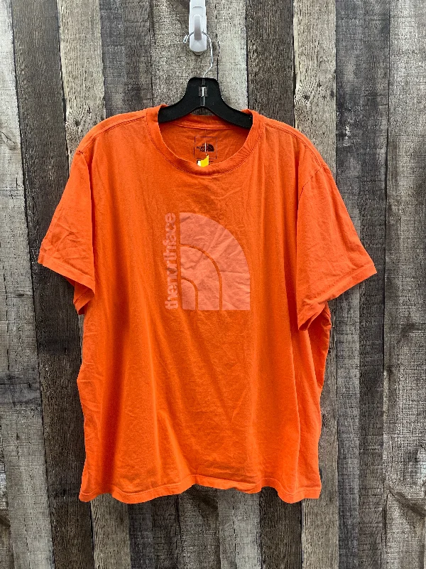 Top Short Sleeve By The North Face In Orange, Size: 2x