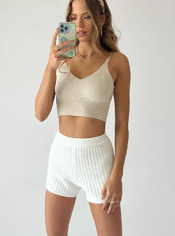 Krystka Shorts White