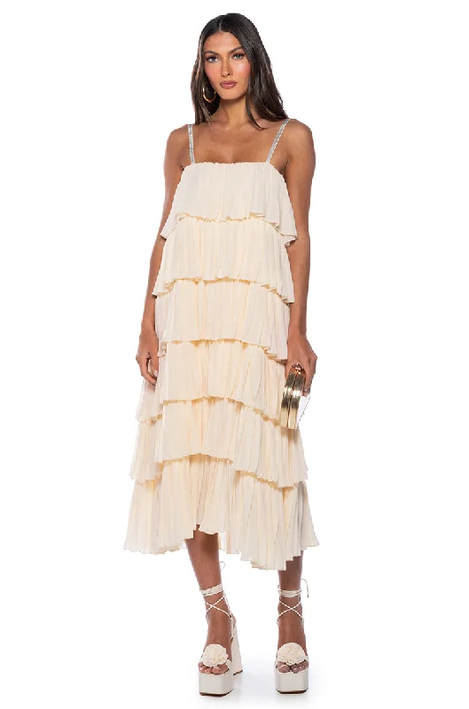 EVERY BIT OF PRETTY RUFFLE MAXI DRESS