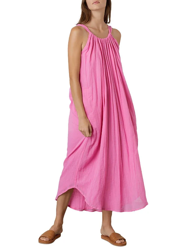 Reese Womens Sleeveless Long Maxi Dress