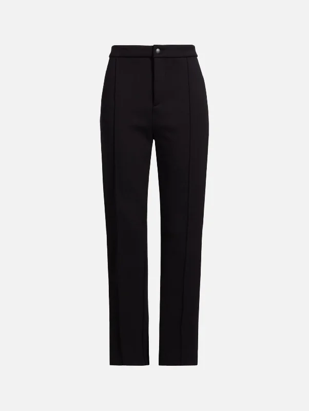 Bonded Slim Trouser in Black