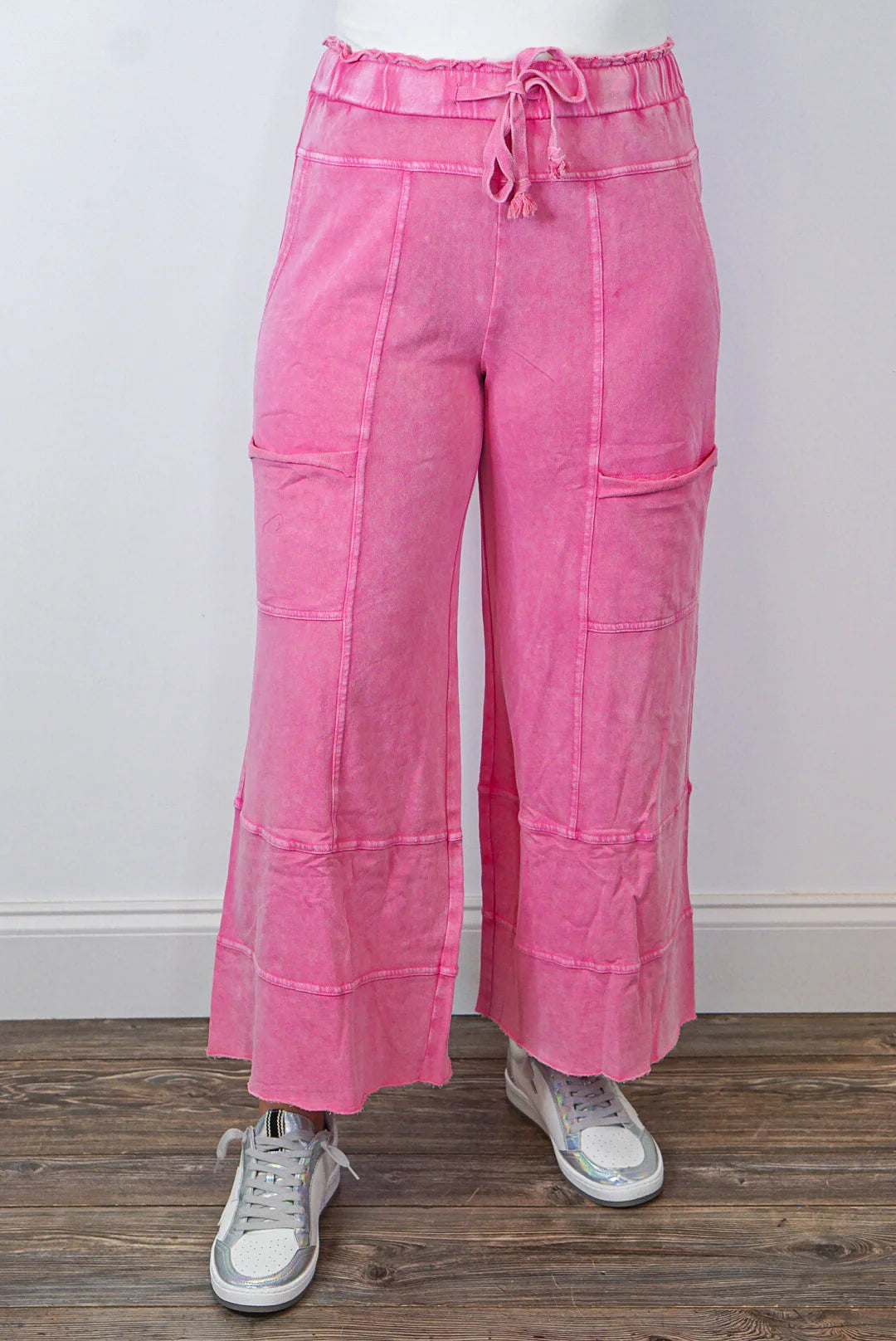 Happy Place Barbie Pink Knit Pants