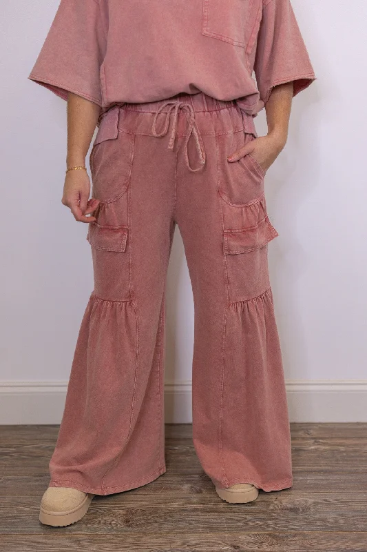 Vintage Trends Washed Rose Pants