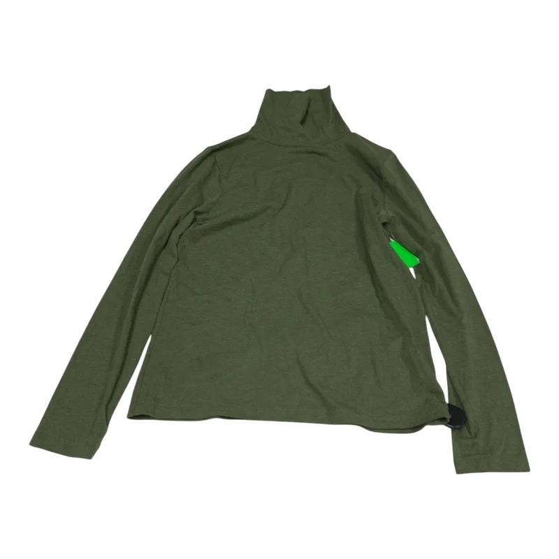 Top Long Sleeve By J. Crew In Green, Size: M