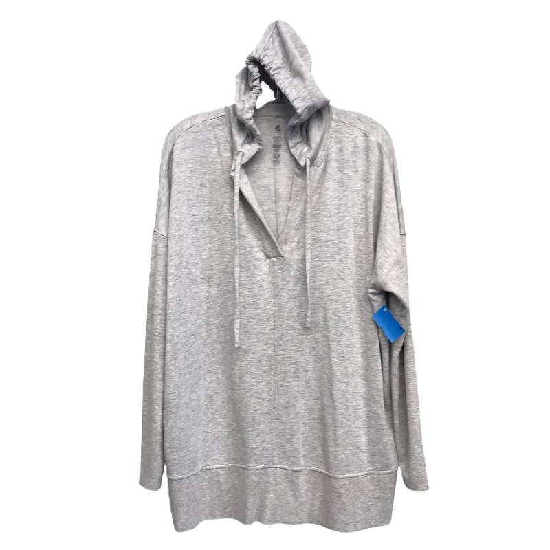 Top Long Sleeve By Lou And Grey In Grey, Size: M